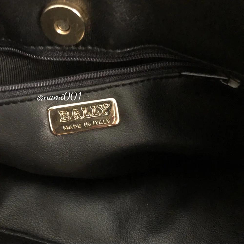 Vintage Bally Quilted Lambskin Shoulder Bag EUC - Picture 7 of 12